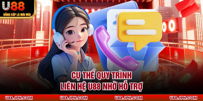 Cụ thể quy trình liên hệ U88 nhờ hỗ trợ